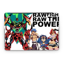 Load image into Gallery viewer, Raw Raw Fight The Power  Macbook Skin