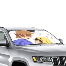 Load image into Gallery viewer, Red X Green Car Sunshade