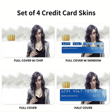 Load image into Gallery viewer, Reiko Tamura Credit Card Skins (4-in-1 Pack)