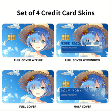 Load image into Gallery viewer, Rem Credit Card Skins (4-in-1 Pack)