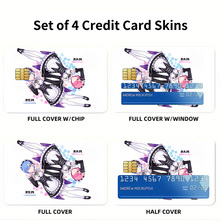 Load image into Gallery viewer, Rem & Ram (Si Kembar) Credit Card Skins (4-in-1 Pack)