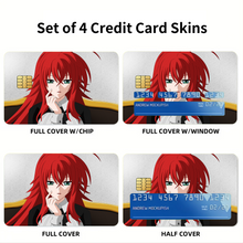 Load image into Gallery viewer, Rias Gremory Credit Card Skins (4-in-1 Pack)