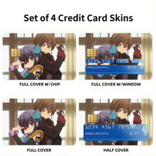 Load image into Gallery viewer, Rikka Takanashi and Yuuta Togashi cosplay Credit Card Skins (4-in-1 Pack)