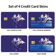 Load image into Gallery viewer, Rimura Tempest & Shizue Izawa Minimalist  Credit Card Skins (4-in-1 Pack)