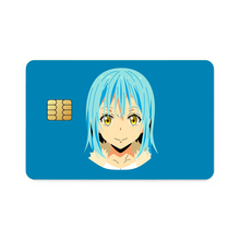Load image into Gallery viewer, Rimuru Tempest Face ( Blue Background ) Credit Card Skins (4-in-1 Pack)
