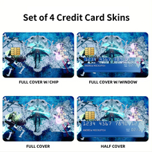 Load image into Gallery viewer, Rin,Amaimon and Mephisto Credit Card Skins (4-in-1 Pack)