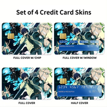Load image into Gallery viewer, Rin and Shiro Credit Card Skins (4-in-1 Pack)