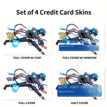 Load image into Gallery viewer, Rin Okumura Credit Card Skins (4-in-1 Pack)