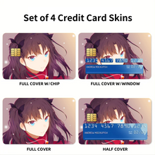 Load image into Gallery viewer, Rin Tohsaka Credit Card Skins (4-in-1 Pack)