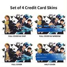 Load image into Gallery viewer, Rin,Yukio and Ryuji Credit Card Skins (4-in-1 Pack)