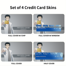Load image into Gallery viewer, Rintaro Okabe Credit Card Skins (4-in-1 Pack)