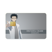 Load image into Gallery viewer, Rintaro Okabe Credit Card Skins (4-in-1 Pack)