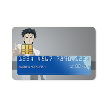 Load image into Gallery viewer, Rintaro Okabe Credit Card Skins (4-in-1 Pack)