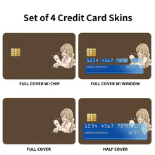 Load image into Gallery viewer, Rio Futaba - Seishun Buta Yarou Credit Card Skins (4-in-1 Pack)