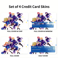 Load image into Gallery viewer, μ's Credit Card Skins (4-in-1 Pack)
