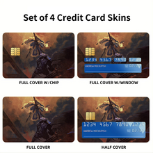 Load image into Gallery viewer, Saber, Berserker (Fate/Zero) Credit Card Skins (4-in-1 Pack)