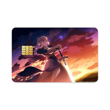 Load image into Gallery viewer, Saber (Fate Series) Credit Card Skins (4-in-1 Pack)