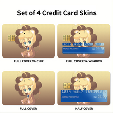 Load image into Gallery viewer, Saber Lily Chibi Credit Card Skins (4-in-1 Pack)