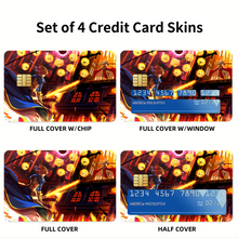 Load image into Gallery viewer, Saber x Gilgamesh Credit Card Skins (4-in-1 Pack)