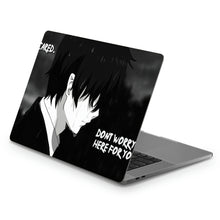 Load image into Gallery viewer, Sad Animewith quote  Macbook Skin