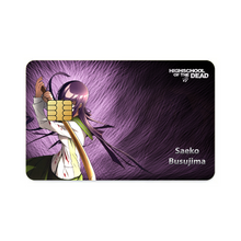 Load image into Gallery viewer, Saeko Busujima Credit Card Skins (4-in-1 Pack)