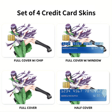 Load image into Gallery viewer, Saeko Busujima Render Credit Card Skins (4-in-1 Pack)