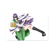 Load image into Gallery viewer, Saeko Busujima Render Credit Card Skins (4-in-1 Pack)