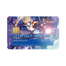 Load image into Gallery viewer, Saitama and Genos Credit Card Skins (4-in-1 Pack)