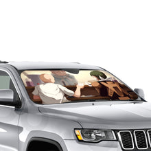 Load image into Gallery viewer, Saitama and License-less Rider Car Sunshade