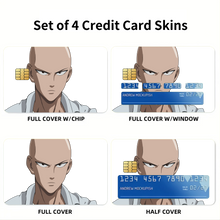 Load image into Gallery viewer, Saitama Credit Card Skins (4-in-1 Pack)