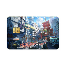 Load image into Gallery viewer, Saitama Looking Out Over the City Credit Card Skins (4-in-1 Pack)
