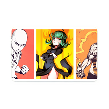 Load image into Gallery viewer, Saitama, Tatsumaki and Genos Credit Card Skins (4-in-1 Pack)