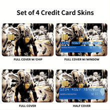 Load image into Gallery viewer, Saitama Vs Lord Boros Credit Card Skins (4-in-1 Pack)
