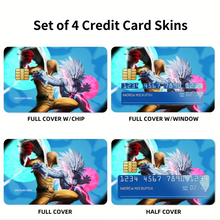 Load image into Gallery viewer, Saitama Vs Lord Boros Credit Card Skins (4-in-1 Pack)