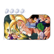Load image into Gallery viewer, Saiyans vs Broly Car Sunshade