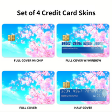 Load image into Gallery viewer, Sakura Credit Card Skins (4-in-1 Pack)