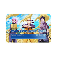Load image into Gallery viewer, Sakura,Naruto and Sasuke (Day version)  Credit Card Skins (4-in-1 Pack)