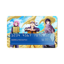 Load image into Gallery viewer, Sakura,Naruto and Sasuke (Day version)  Credit Card Skins (4-in-1 Pack)