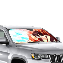 Load image into Gallery viewer, Sakura Sasuke and baby Sarada  Car Sunshade