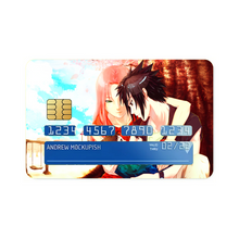 Load image into Gallery viewer, Sakura Sasuke and baby Sarada  Credit Card Skins (4-in-1 Pack)