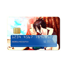 Load image into Gallery viewer, Sakura Sasuke and baby Sarada  Credit Card Skins (4-in-1 Pack)