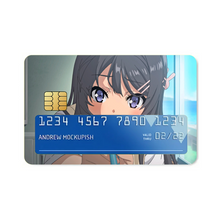 Load image into Gallery viewer, Sakurajima Mai Credit Card Skins (4-in-1 Pack)