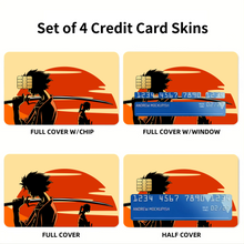 Load image into Gallery viewer, Samurai Champloo Credit Card Skins (4-in-1 Pack)