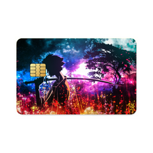Load image into Gallery viewer, Samurai Champloo mugen colors rain Credit Card Skins (4-in-1 Pack)