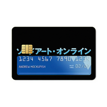 Load image into Gallery viewer, SAO Splash Credit Card Skins (4-in-1 Pack)