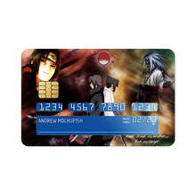 Load image into Gallery viewer, Sasuke and Itachi  Credit Card Skins (4-in-1 Pack)