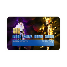 Load image into Gallery viewer, Sasuke and Naruto  Credit Card Skins (4-in-1 Pack)