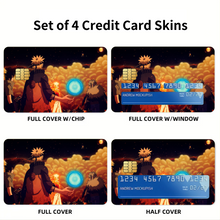 Load image into Gallery viewer, Sasuke,Naruto,Tobirama,Minato and Madara  Credit Card Skins (4-in-1 Pack)
