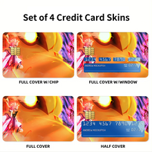 Load image into Gallery viewer, Sasuke (susanoo) and Naruto (sage tailed beast mode)  Credit Card Skins (4-in-1 Pack)