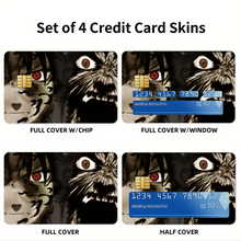Load image into Gallery viewer, Sasuke Uchiha and Naruto Uzumaki  Credit Card Skins (4-in-1 Pack)